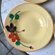 Lot of 4 hollow plates digoin sarreguemines model "ginette" years 30-40