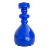 Hirschberg cobalt blue glass ring vase