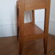 Wooden bedside table