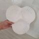 Caugant style 3 shell appetizer dish in Portuguese ceramic