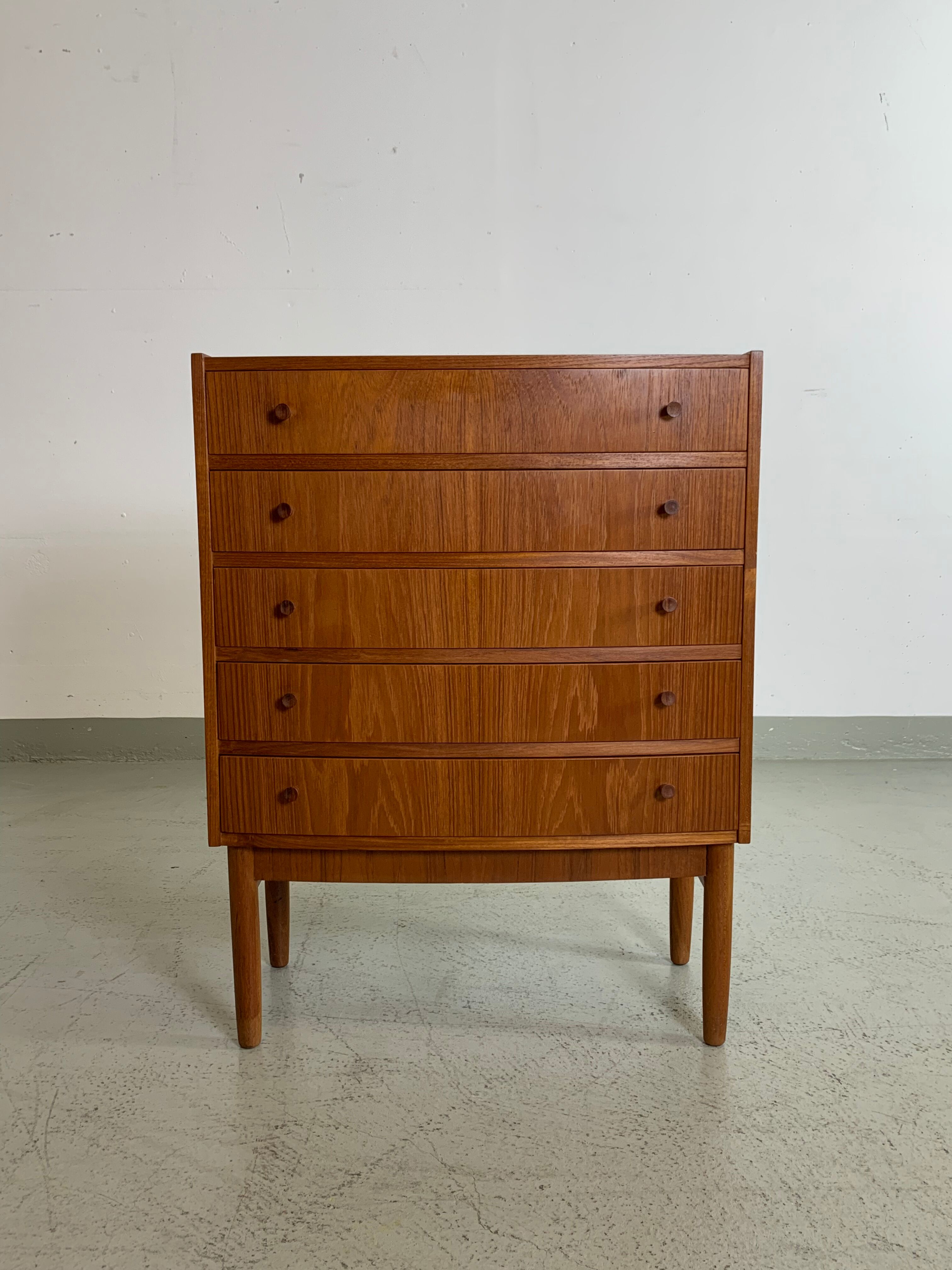 MidCentury Teak chest of drawers Denmark 1960s