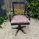 Swivel armchair in solid wood Retro style