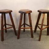 3 tripod bar stools