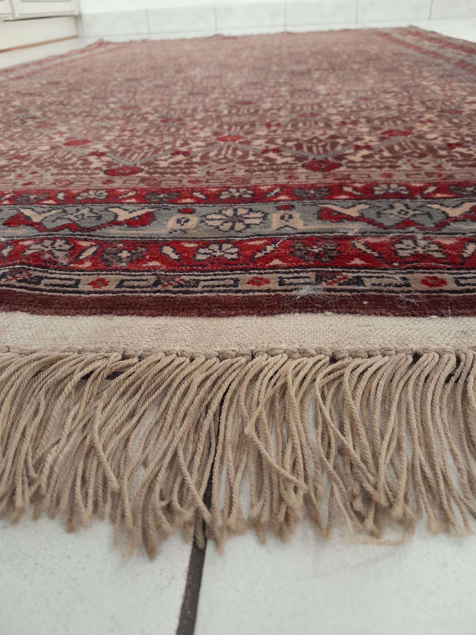 Handmade Persian Bidjar rug 195x115cm