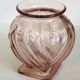 Art Deco glass vase Rosaline by Rudolf Schrötter for Inwald