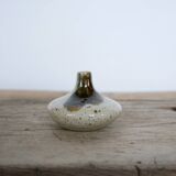 Vintage sandstone soliflore vase signed Cazes