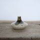 Vintage sandstone soliflore vase signed Cazes