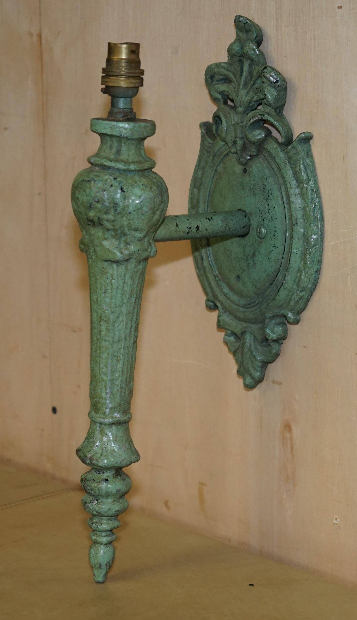 Pair of antique wall sconces circa 1920