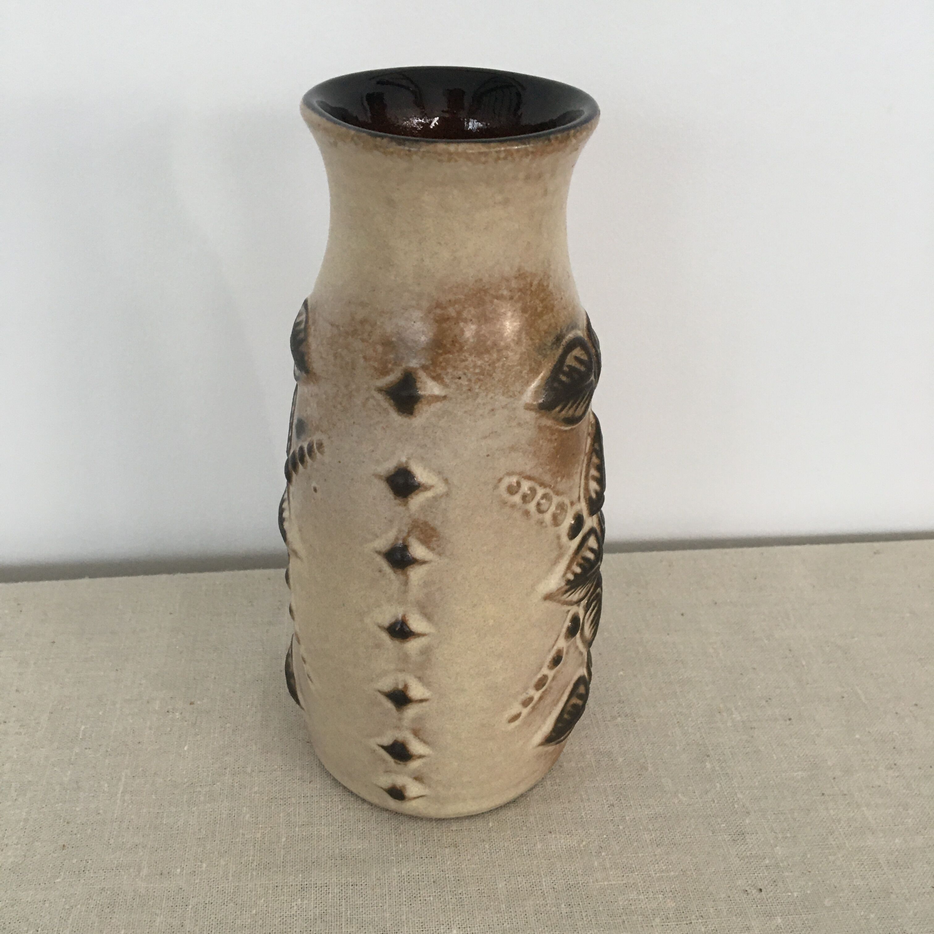 Sandstone vase w germany 60s