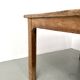 Large brutalist farmhouse table in solid oak from the 1950s.