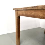Brutalist farmhouse table in solid oak from the 1950s.