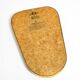 Small solid Mid Century brass wall mirror by Münchener Zierspiegel