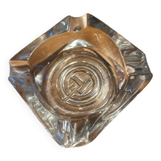 Glass ashtray compagnie generale transatlantique / cgt/ paquebot