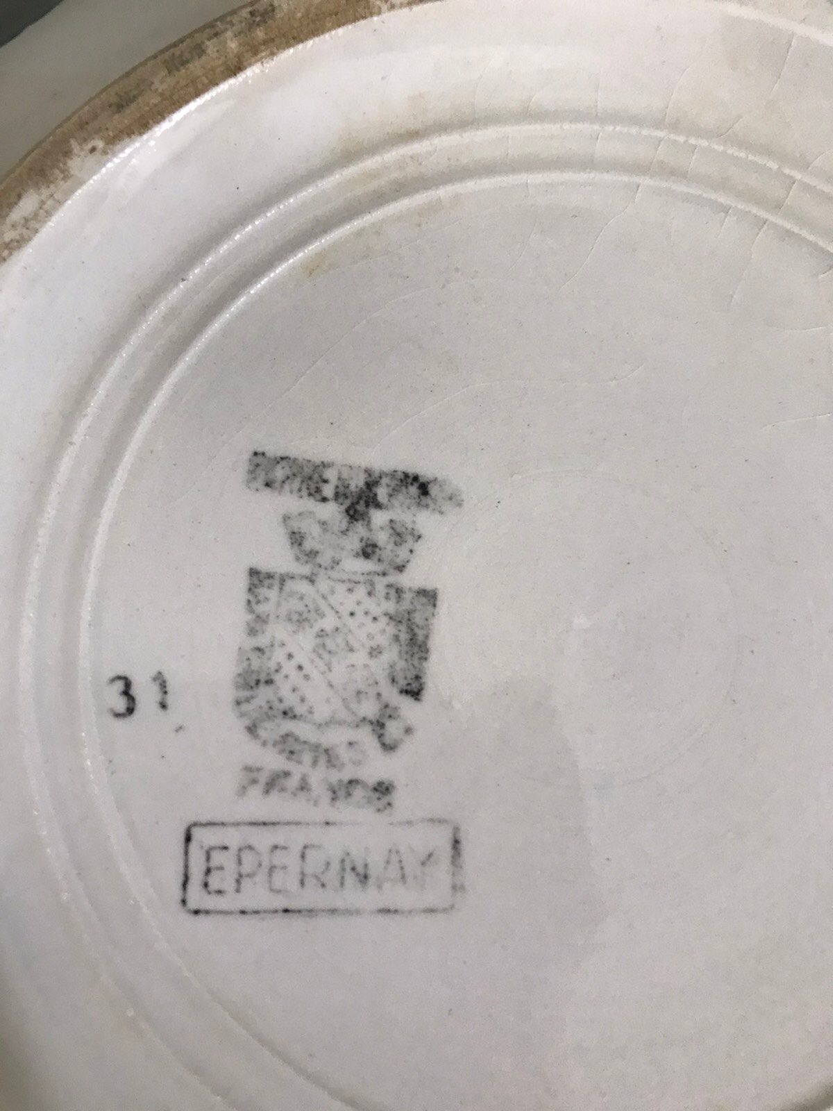 Dish Sarreguemines Epernay