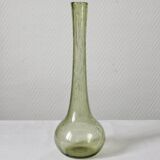 Vintage Biot bubble blown glass soliflore vase