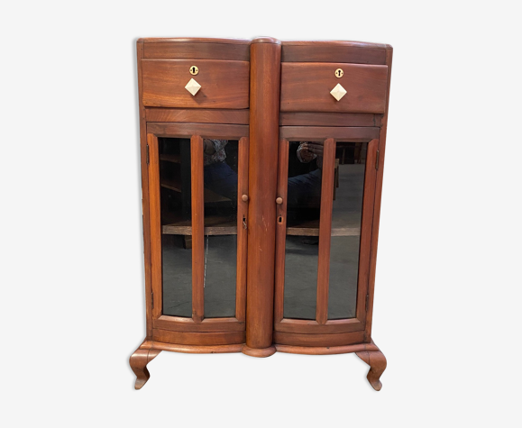 Vitrine en acajou