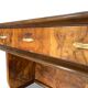 Italian burl walnut art deco console table, 1930s.