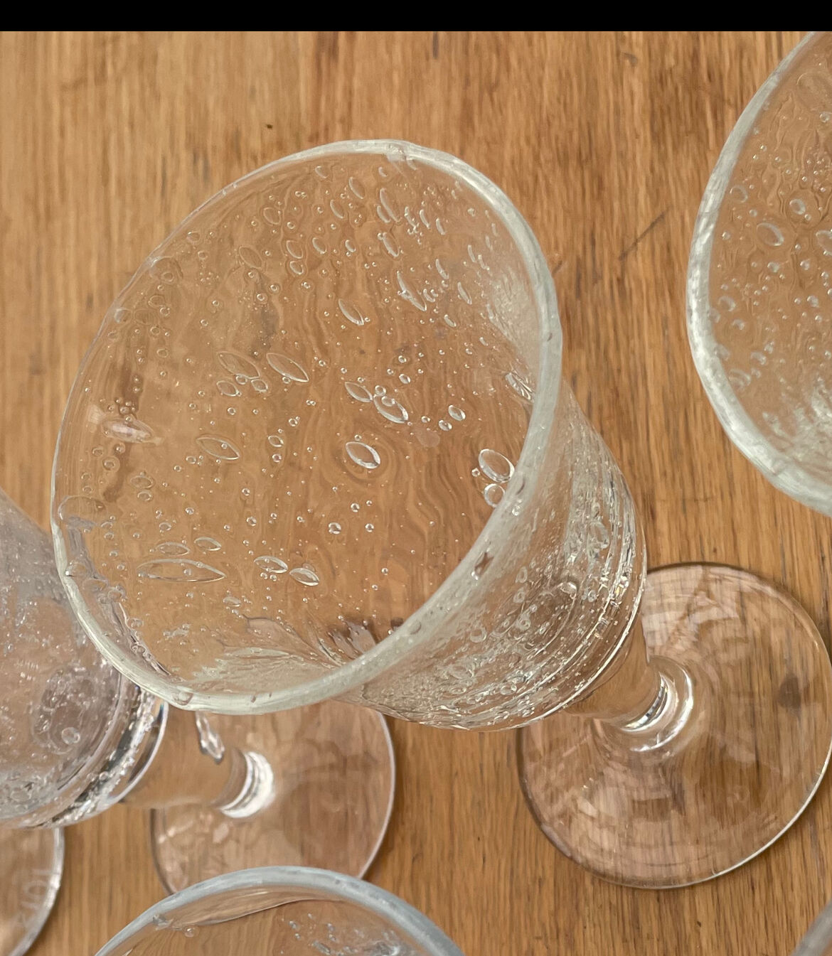 Glass of biot wine glass