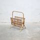 Porte-revues vintage en rotin