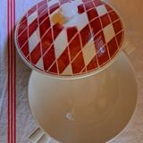Suite of 11 plates and tureen Digoin Saarguemines