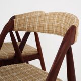 Set of four teak chairs, Danish design, 1970s, designer: Kai Kristiansen