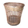 Wicker paper basket