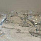 5 aperitif glasses