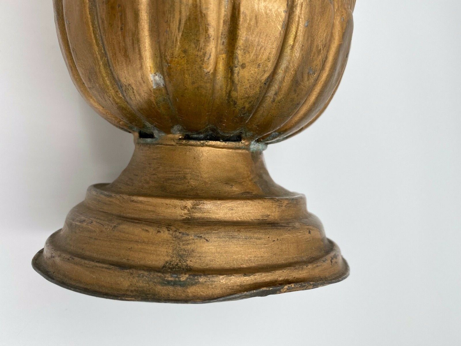 Bucket in metal XIX eme gold enhancer palmettes grande decoration