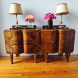 Pair of Art Deco bedside tables