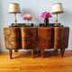 Pair of Art Deco bedside tables