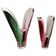 Pair of crystal vases by Paul Kedelv for Flygsfors Coquille