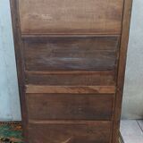 Empire walnut burl secretary