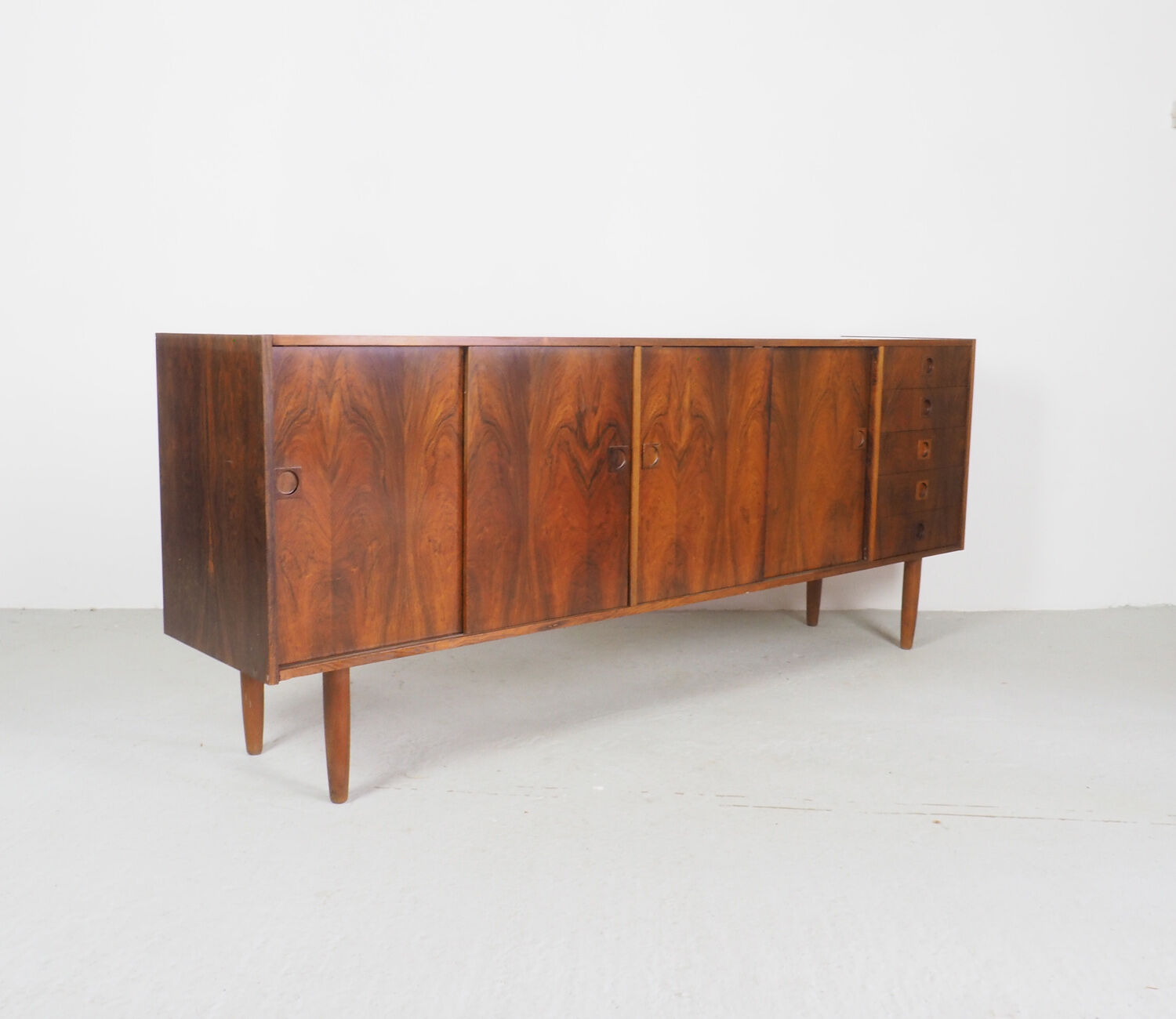 Danis design rosewood sideboard by Farso Moblefabrik, 1960's