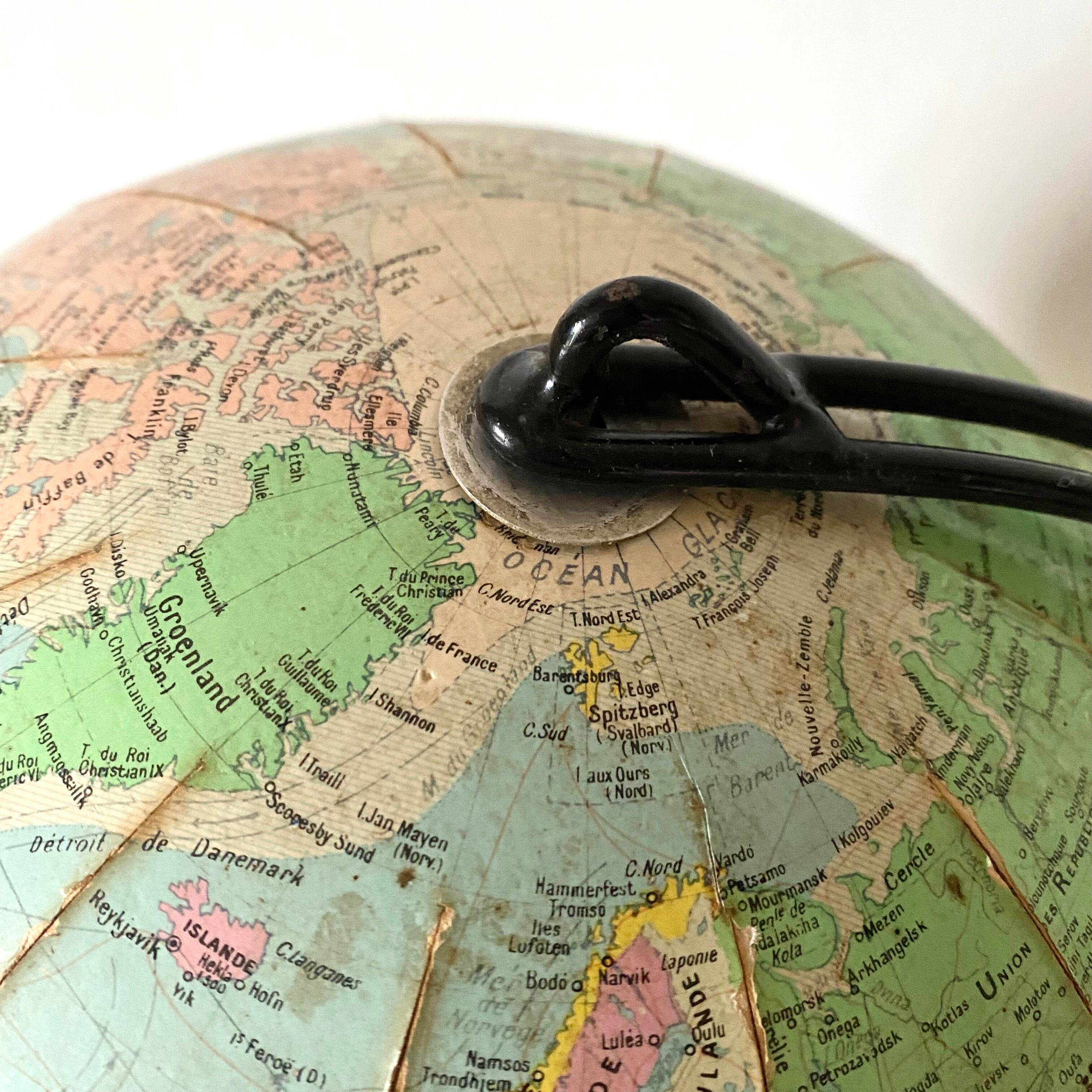 Vintage globe Girard and Barrère 50s