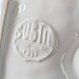 Plat à oeufs en majolique Subtil