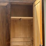 Grande armoire en bois massif XIXe Biedermeier