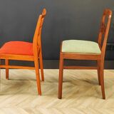 Four mid century chairs | vintage - set of 4 dining chairs