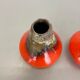 Set of 3 Original 1970 Ceramic Studio Pottery Vase by Roth Ceramics, Germany