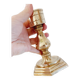 Vintage brass candle holder