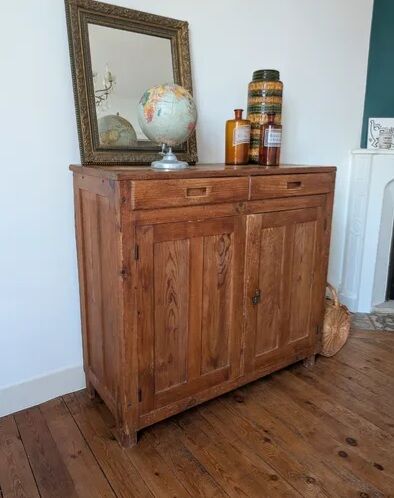 Parisian Buffet in Solid Pine - Chic Country Style - 100cm