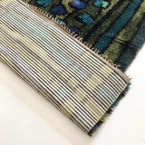 Original Abstract Scandinavian High Pile Abstract Rya Rug Carpet, Sweden, 1960s 115x195cm