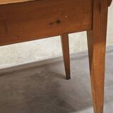 Grande table de ferme en sapin 1960