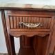 Sideboard - 1920 - art deco - 1 door - 2 drawers - gray marble top