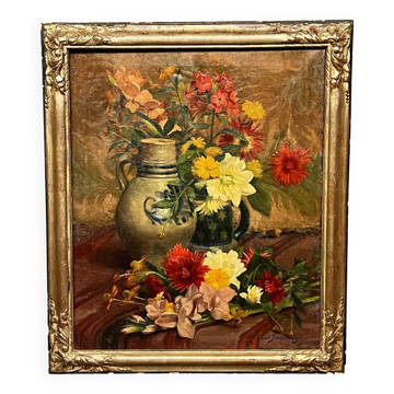 Karel Jongelinghs (1871-1948) “Still Life with Flowers”.