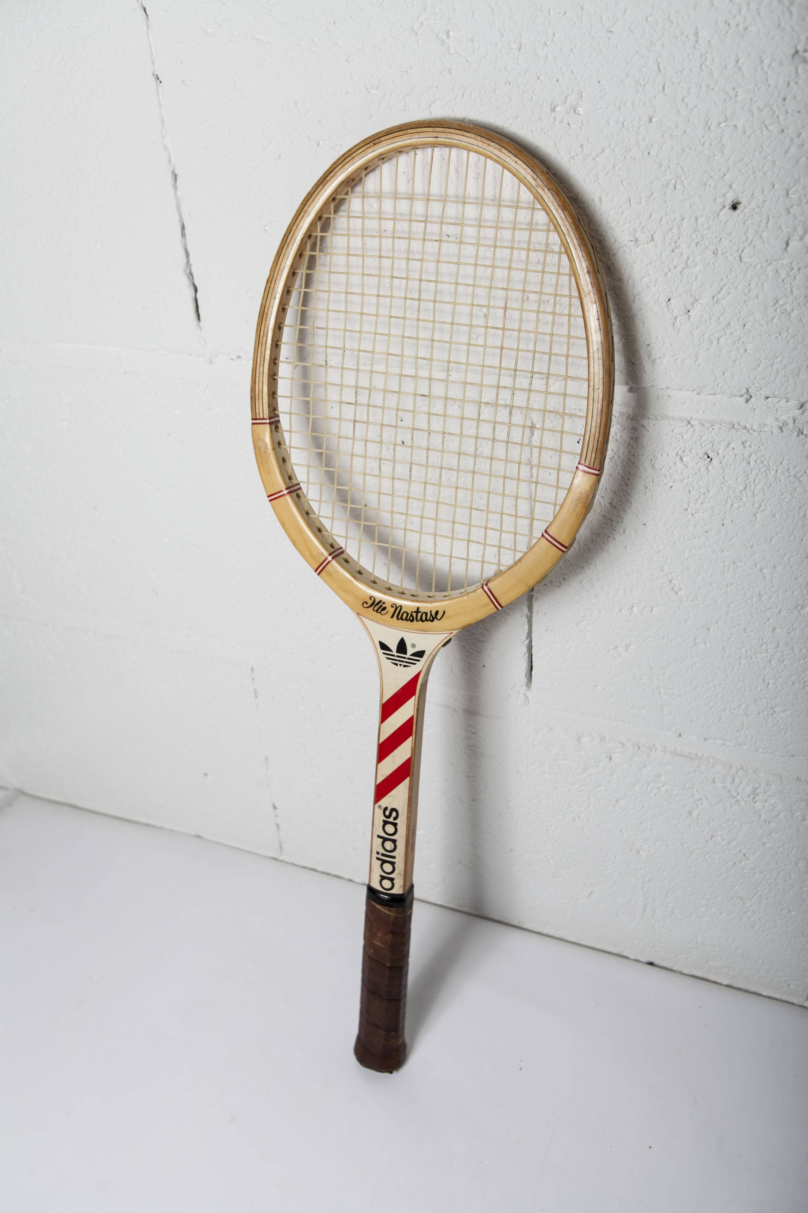 Adidas Ilie Nastase 70's tennis racket