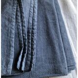 Old Harvest Tablecloth in Pure Hemp Dyed Dense Grey