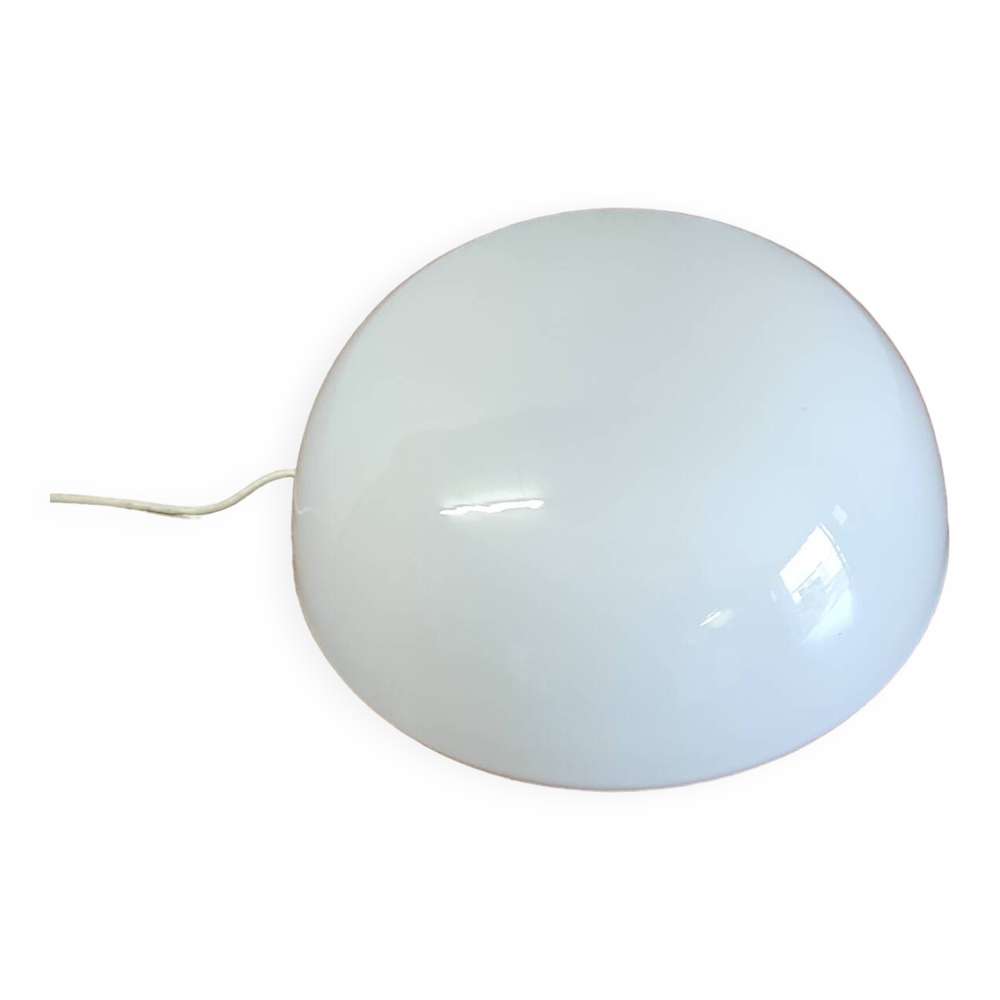 Opaline globe wall light 20 cm - 50s/60s
