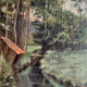 Washing Place Near the Woods by Niles Langlois dated 1907
