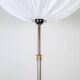 Art Deco Floor Lamp in Brass with Blackened Wood, 1940s