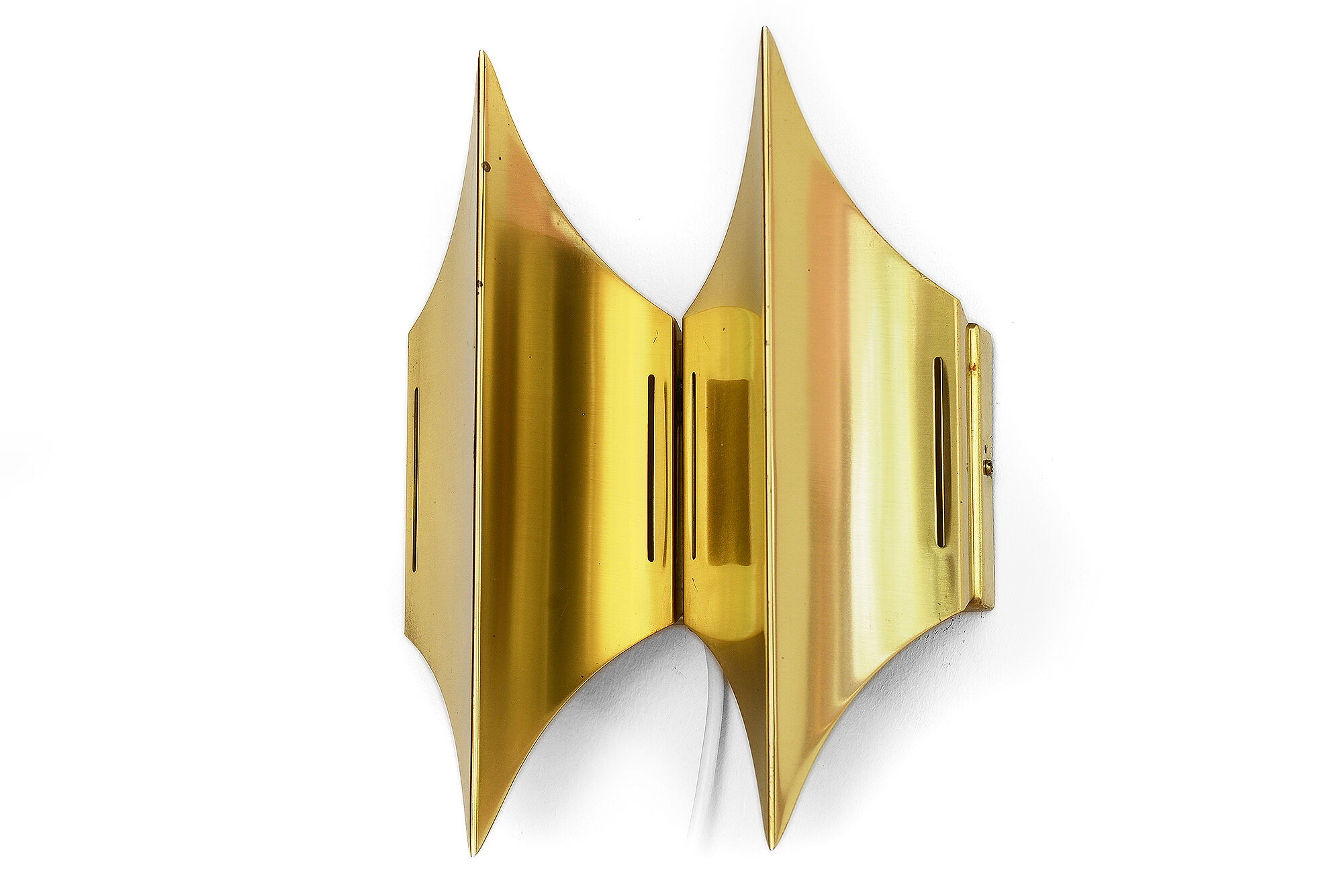 Double wall light "Gothic II" by Bent Karlby for Lyfa. Denmark 1960s